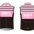 粉黑色无袖上衣